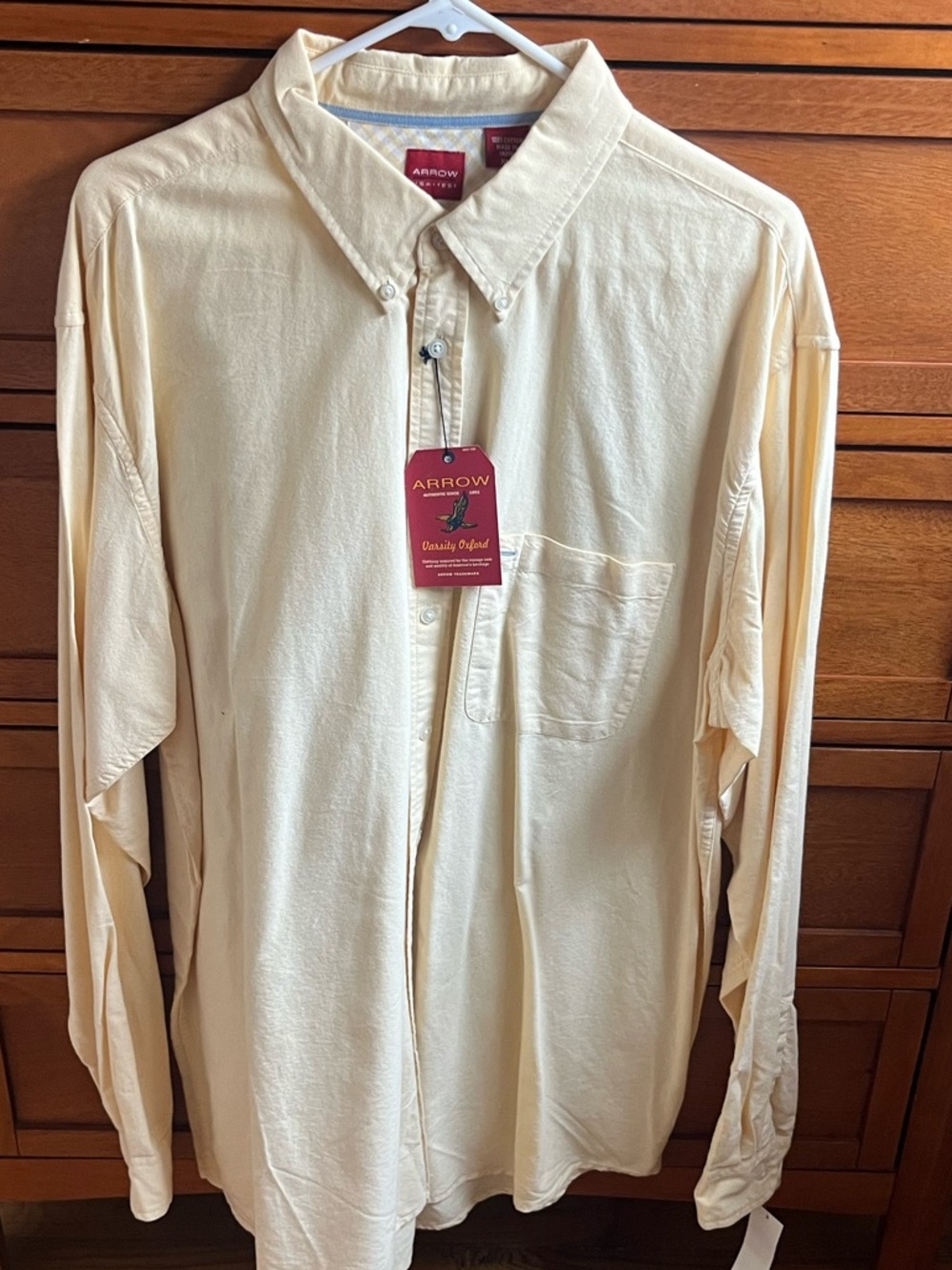 Long sleeve button-down shirt